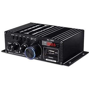 AK380 Digitale versterker stereo BAS Audiospeler Auto Luidspreker Bluetooth 5.0 Ontvanger Power HIFI-versterker Muziekspeler for thuis