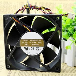 Voor AVC DS12025B12H 120mm 12CM 120x120x25mm Luchtstroom PWM-ventilator 104 CFM 4-pins