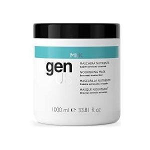 Voedend masker MILK GEN US voor gestrest en behandeld haar 1000 ml PC7CO