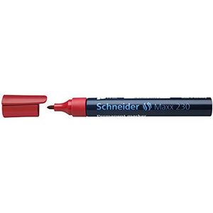 Schneider Schrijfgerei permanent marker Maxx 230, navulbaar, 1-3 mm, rood