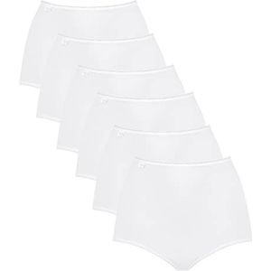 Sloggi Damesslips (verpakking van 3 stuks), 6 x wit., 46