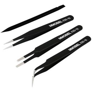 MMOBIEL Pincettenset - 3x - Precisie ESD - Roestvrij Staal