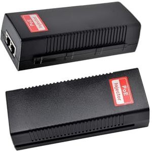 Revotech Gigabit 90W PoE Injector, Converteert Non-PoE naar PoE++ Adapter, IEEE802.3af/at/bt Standaard, Levert tot 90W stroom en 1000Mbps Netwerk via RJ45, Tot 100M afstand, Plug&Play (PSE90G)