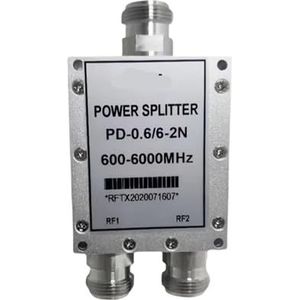 SMA-microstrip-vermogensverdeler 2-weg vermogensverdeler N-type verdeler 0,6-6G Combiner 2,4 5,8 G volband vermogensverdeler