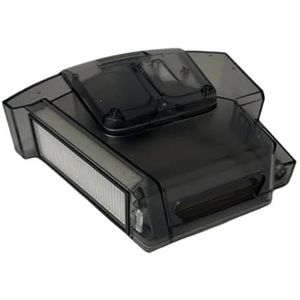 Vuilnisbak voor stofzuiger met filter, watertank, compatibel met Roborock Q8 Max, Q8 Max+, container voor waterreservoir, stofreservoir (kleur: zwart