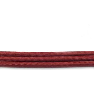 Elektrische kabel koperdraad, elektrische draad ke 10 meter vintage textiel elektrische draad kabel katoen retro Edison stijl stof lamp snoer multifunctionele accessoires (kleur: rood, lengte: 10 m) (