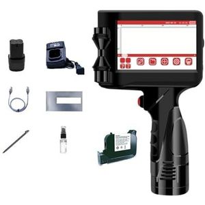 Slimme Handheld Inkjetprinter Kleine Automatische Codeermachine Lopende Band Label Verpakking Zak Barcode Logo Printer(Purple Kit)