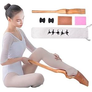 Balletligstoel, ballet, voetstretcher, ballet, ballet, van hout, stretch, boogenhancer met elastische band, voor ballet, sport, ballet, dans, massage, dans, yoga