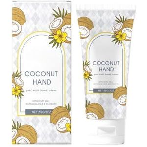 Coconut Cream Handcrème - Hydraterende En Voedende Lotion For Een Droge Huid, Hydraterende En Verzachtende Handen