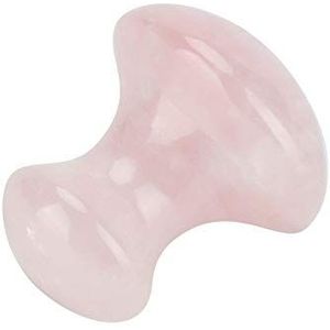 Natuurlijke rozenkwarts helende steen in schimmelvorm - krasmassageapparaat - anti-aging anti-rimpel gezichtsverzorging - meditatiesoorsteen Chakra Reiki - Moederdaggeschenk