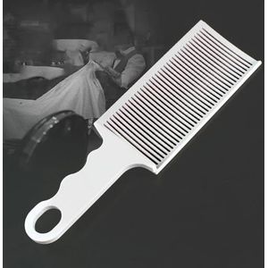 1 Pc Fading Kam Professionele Kapper Clipper Platte Top Haar Snijden Kam Voor Mannen Hittebestendige Vervagen Kam Salon Styling Gereedschap
