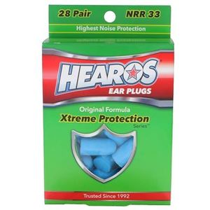 HEAROS Xtreme beschermingsserie oordopjes, blauw, 28 paar
