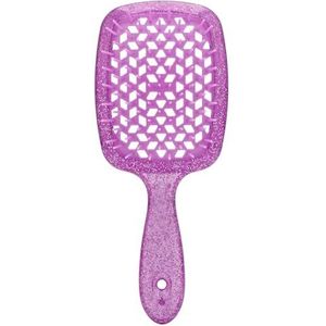 Kam 2 stuks luchtkussen kam verwarde haarkam haarborstel massage antistatische holle natte krullende haarborstels kapper styling tool (kleur 8)