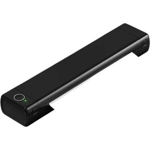 Thermisch Printer A4 Draagbare Printers Draadloos For Op Reis Bluetooth Thermische Printer Geschikt For Mobiel Kantoorondersteuning Tattoo-papier Duidelijk Snel(M08F Black)