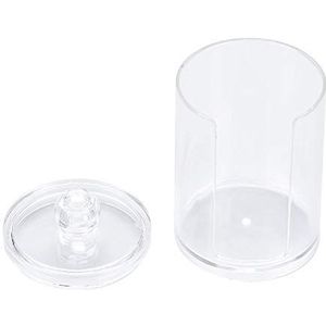 Wattenschijfjesdoosje - Transparant - Wattenschijfjeshouder