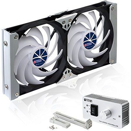 Titan Lüfter 92x92x25mm TTC-SC09TZ A 3-Pol - 25 dB - 2600 rpm