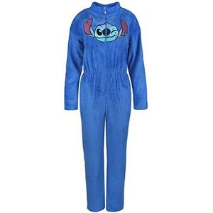 Stitch Disney - Eendelige pyjama voor dames/slaapjumpsuit voor dames, rits XS