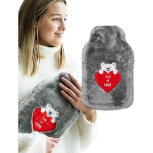 soxo Kruik Warm Water Hot Water Bottle Cadeau Zacht Hot Water Bag Tegen Krampen Cadeaux Warmwaterkruik Full Of Love