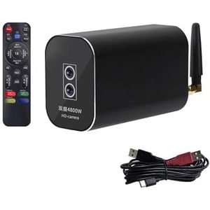 Dubbele 8 K Streaming Webcam Afstandsbediening USB Autofocus Living Stream Camera Voor Live Uitzending Virtuele Vergaderingen USB C Webcam