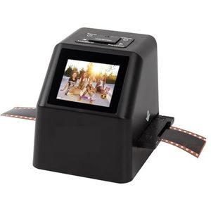 Draagbare 22MP negatieffilmscanner, 35mm diaconverter, foto- en digitale beeldviewer met 2,4"" LCD-scherm en ingebouwde bewerkingssoftware(FS610-Black)