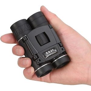 8x21 Kleine Pocket Verrekijker Compact Volwassenen Lichtgewicht Opvouwbare Telescoop HD Mini Kids Verrekijker Jongens voor Vogels Kijken Oper Sportevenementen Wildlife Reizen Buiten Concerten