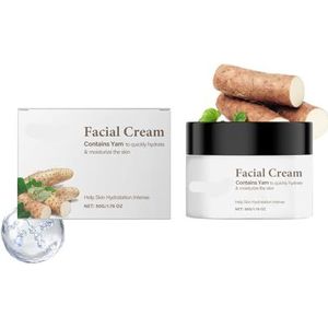 Yam Face Cream - Hydraterende, Verzachtende Gezichtsverzorging For Hydratatie En Huidbalans, Helpt Bij Het Behouden Van Een Gladde Huidtextuur(1PCs)