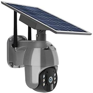 DVR-kits voor bewaking, 4G LTE FDD SIM-kaartsleuf Lange Stand-by Solar PTZ-monitor Camera Met Batterij 3MP Bewegingsdetectie Alarm CCTV-bewakingscamera,Buitencameratoezicht(4G Cam Battery 32G)