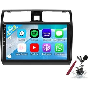 Android 15 autoradio voor S-uzuki Swift (2003-2010) 9 inch 2K touchscreen Android hoofdunit multimedia speler met draadloze CarPlay, GPS-navigatie, BT 5G, WiFi, DSP, SWC,Y1