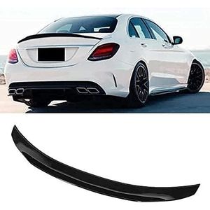 Achterspoilers Voor Benz C-Klasse Voor Amg W205 C43 C63 C63S 2015-2020 Auto Achterspoiler Kofferbakvleugel Achterkant Kit Antikras Achterspoiler Onderdelen Voorbumper Lip