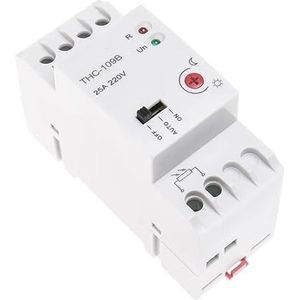 Automatische of handmatige lichtbesturingsschakelaar met sensor, 16A, 20A, 25A, AC220V, DIN Rail Smart Switch, 1 stuk (THC-109 20A)