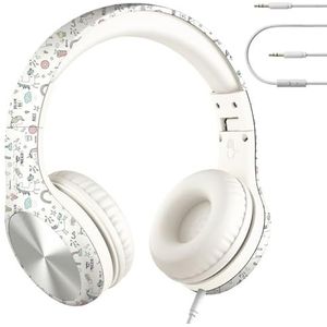 LilGadgets Connect+ Pro Hoofdtelefoon voor meisjes voor school, ontworpen met het comfort van kinderen in gedachten, opvouwbare over-ear headset met in-line microfoon, kinderhoofdtelefoon,