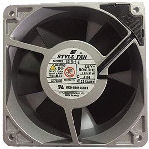 LMNCBVYA - 120mm x 120mm x 38mm, 16/15W, 2650/3050 RPM, Low Noise, High Airflow High-Performance US12D22-GT 230V AC Server Square Fan(Insert type)