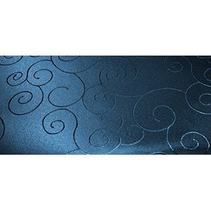 Tafelkleed ovaal 160x260 cm structuur damast cirkel strijkvrij vlekbestendig #1235 160x260 cm oval donkerblauw