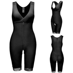 Shapewear bodysuit for dames Tummy Control Shaper Naadloze Butt Lifter Dij Slimmer Body Shaper Ondergoed Grote maten bodysuit Buikriem (Color : Black, Size : M)