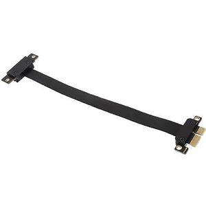 PCIE 3.0 1X-extender, 8 Gbps Rechte Hoek Om Elektromagnetische Interferentie Te Voorkomen Flexibele Full Speed ​​​​PCIE 3.0 1X-verlengkabel voor Draadloze Kaart voor Kaart (10 cm)