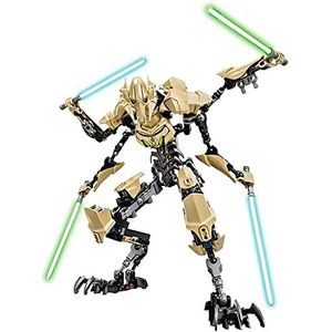 WANSHI Star Wars General Grievous Anime actiefiguurtjes, 32 cm, Black Series en Imperial General Grievous Star Wars Lightsaber Stormtrooper Mobiel Standbeeld Model Gift Toy