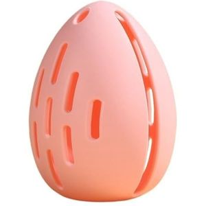 Makeup Sponge Holder, Beauty Blender Holder, Silicone Make Up Sponges Drying Case Washable Shatterproof Make Up Sponge Travel Case (Color : Pink)