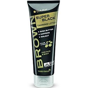 Tannymaxx Brown Super Black Tanning Lotion, per stuk verpakt (1 x 125 ml)