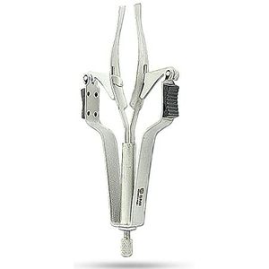 SMI - Automatische Wenkbrauw Pincet - Roestvrij Staal - Met Zachte Grip Voor Ontharing