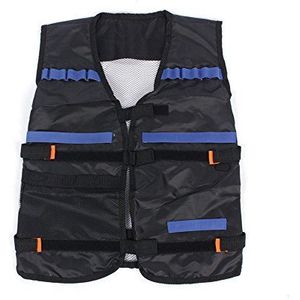 GLOGLOW Elite Tactical Vest,Verstelbare Tactische Vest Jacket Voor Nerf N-Strike met 12 Darts Gun Accessoires