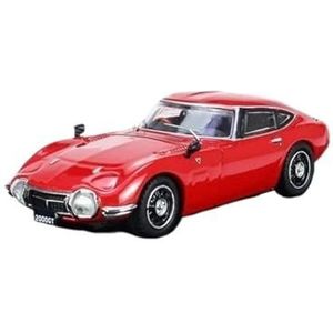 1/64 Voor 2000GT Diecast-modelauto Op Zonne-energie (Color : Rosso, Size : With box)