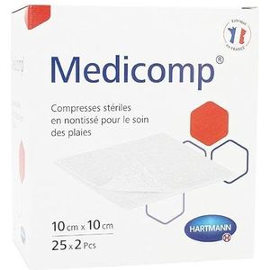 Hartmann Medicomp Compressen, 10 x 10 cm, 50 stuks
