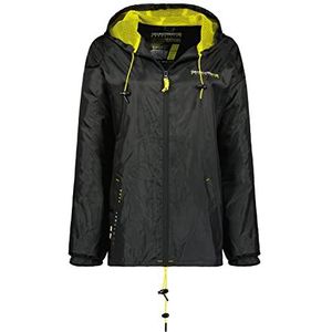 Geographical Norway Boat Lady Windjack voor dames, outdoor, lange mouwen, tactische jas, Zwart, S