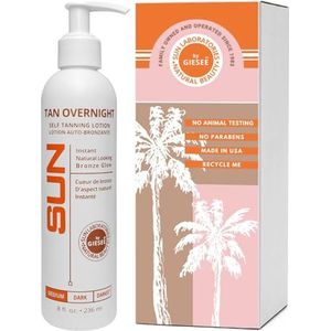 Sunlabs Sun Laboratories Tan Overnight Self Tanning Lotion Medium 236 ml / 8 FL.oz.