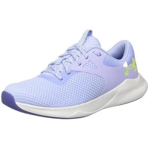 Under Armour Women's Charged Aurora 2, (504) Celeste/White Clay/High Vis Yellow, 10, US