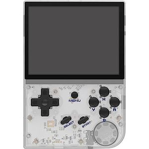 64G draagbare gameconsole Retro Arcade met 5000 games, 3,5 inch Cortex-A9 draagbare mini-videogameconsole met 640 * 480 pixels, for kinderen en volwassenen ( Size : White )