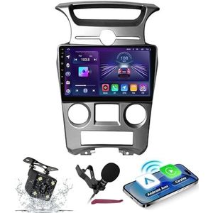 Android 14 Autoradio Navi voor K-IA Carens 2007-2011 9 ""Screenradio met draadloze carplay Android Auto GPS Navigatieondersteuning Bluetooth 5.0 HIFI FM 5G-WiFi SWC MIC-camera,M150s