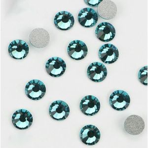 101-133 Koude Fixatie Kristallen Cristales Flatback Zilveren Achterkant Niet Hotfix Strass Voor Tassen Schoenen Kleding Telefoon DIY Nail Art-110 Indicoliet-6mm SS30 288 stuks