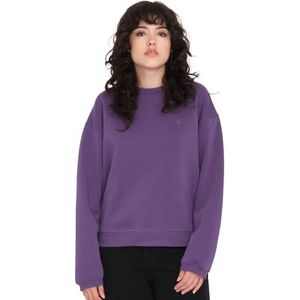 Volcom - Stone Heart Up Crew Deep Purple sweatshirt voor dames - maat s - paars