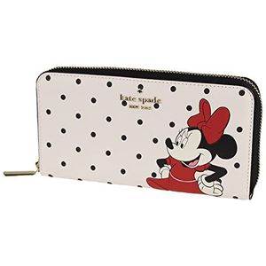 Kate Spade New York Grote continentale portemonnee, Off Wit/Zwart, Grote Portemonnee